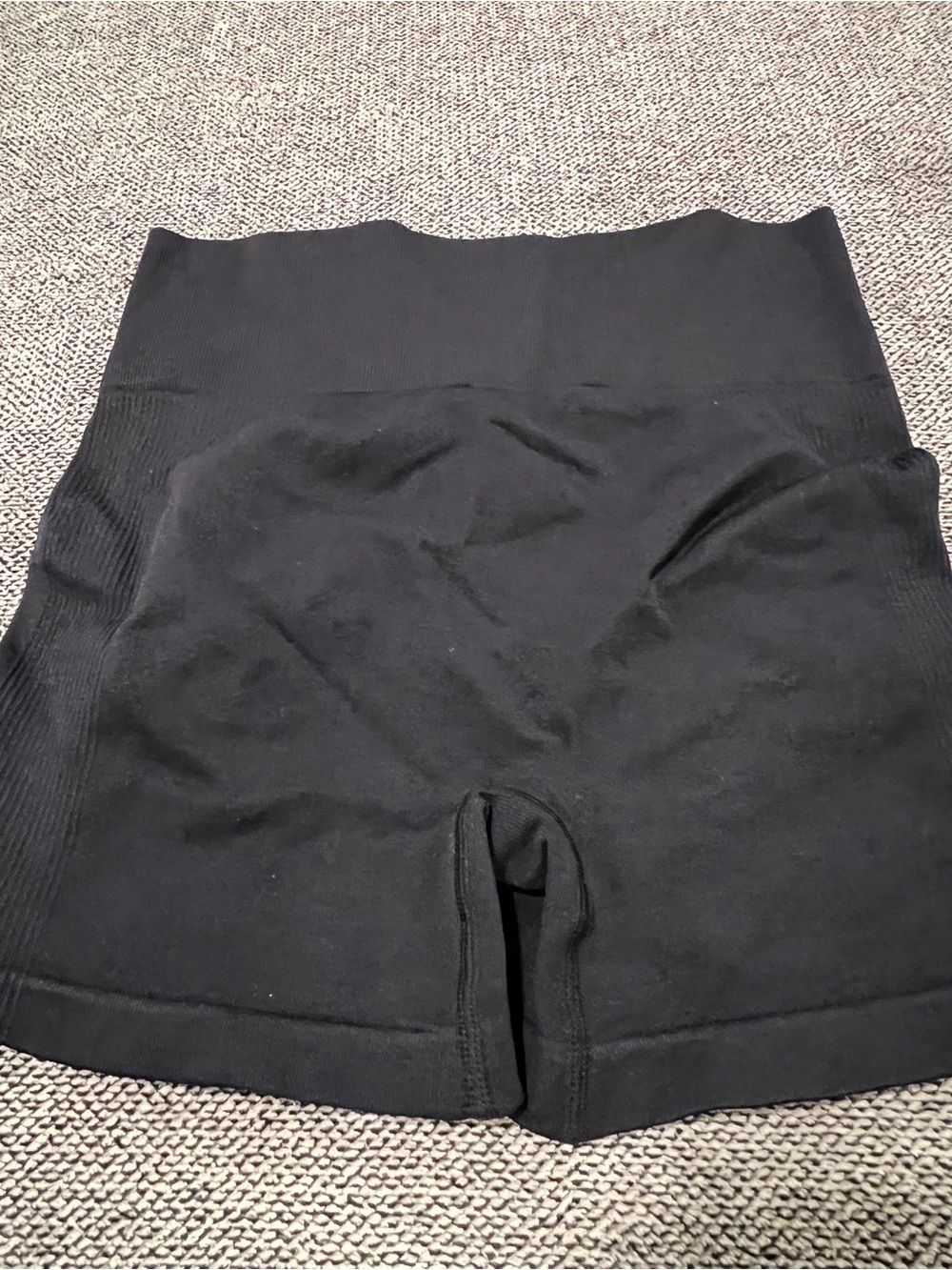 Women’s High Waist Yoga Shorts Butt Lift Scrunch - Black